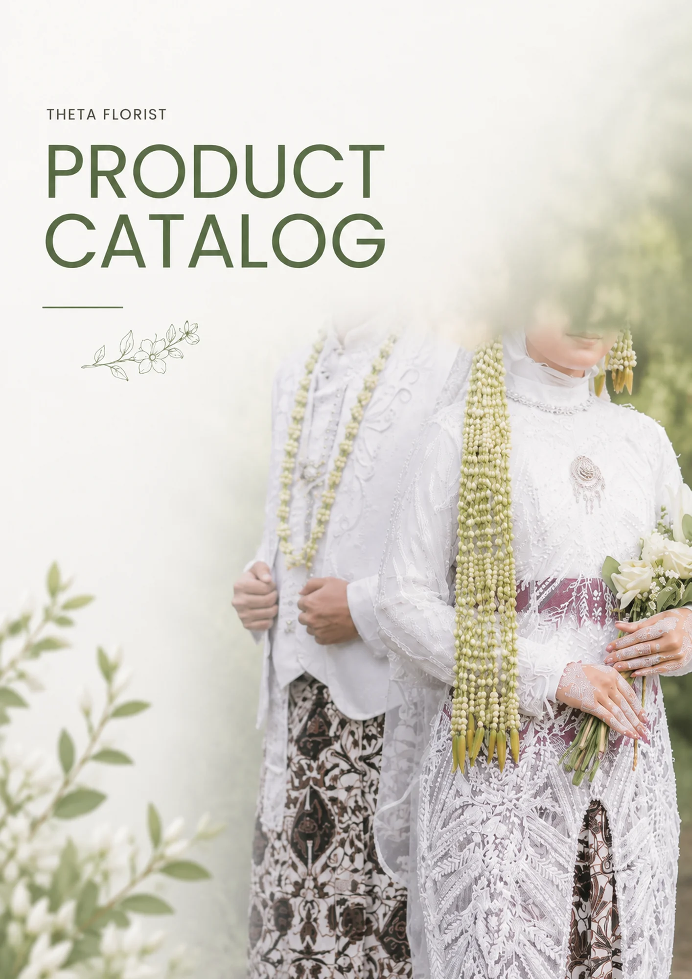 Katalog Theta Florist dengan ronce melati pengantin